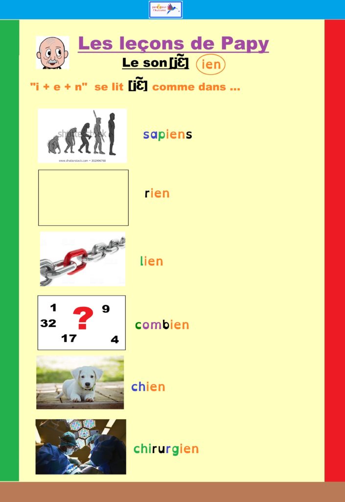 Leçon 1 programme lecture autisme : leçon 1 texte 11