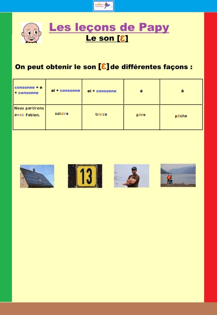 Leçon 1 programme lecture autisme : leçon 1 texte 13