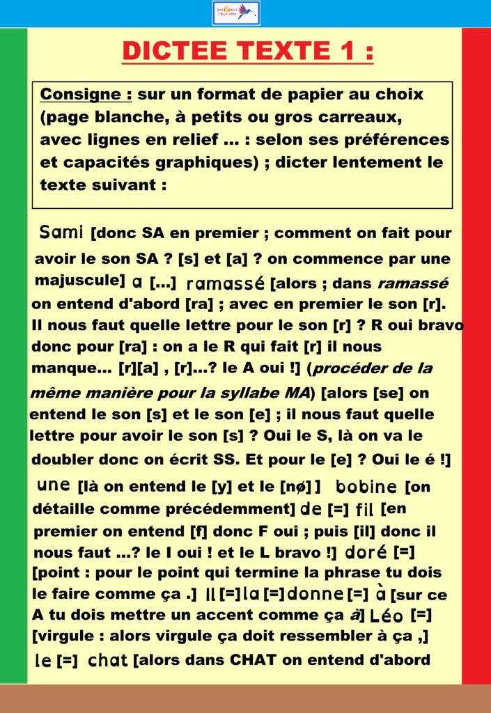 Exercice 2 Dictée
