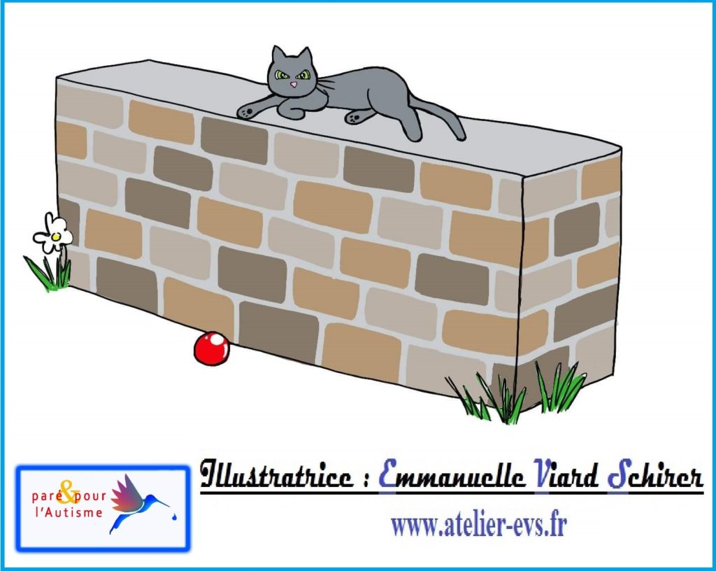 Dessin 8 le chat monte sur le mur