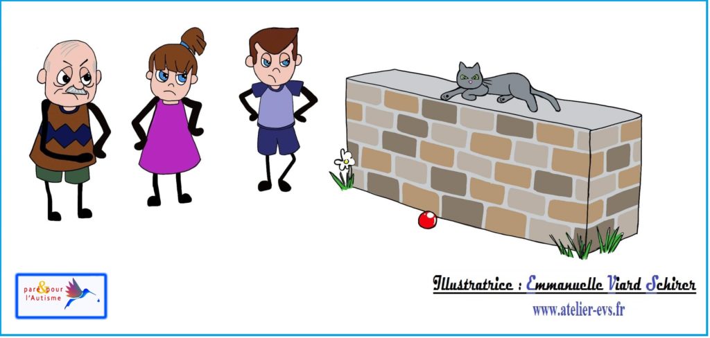 Dessin 9 Papy et les enfants se fâchent