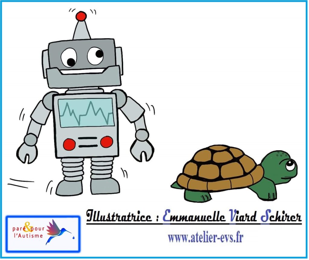 Dessin 5 le robot suit la tortue