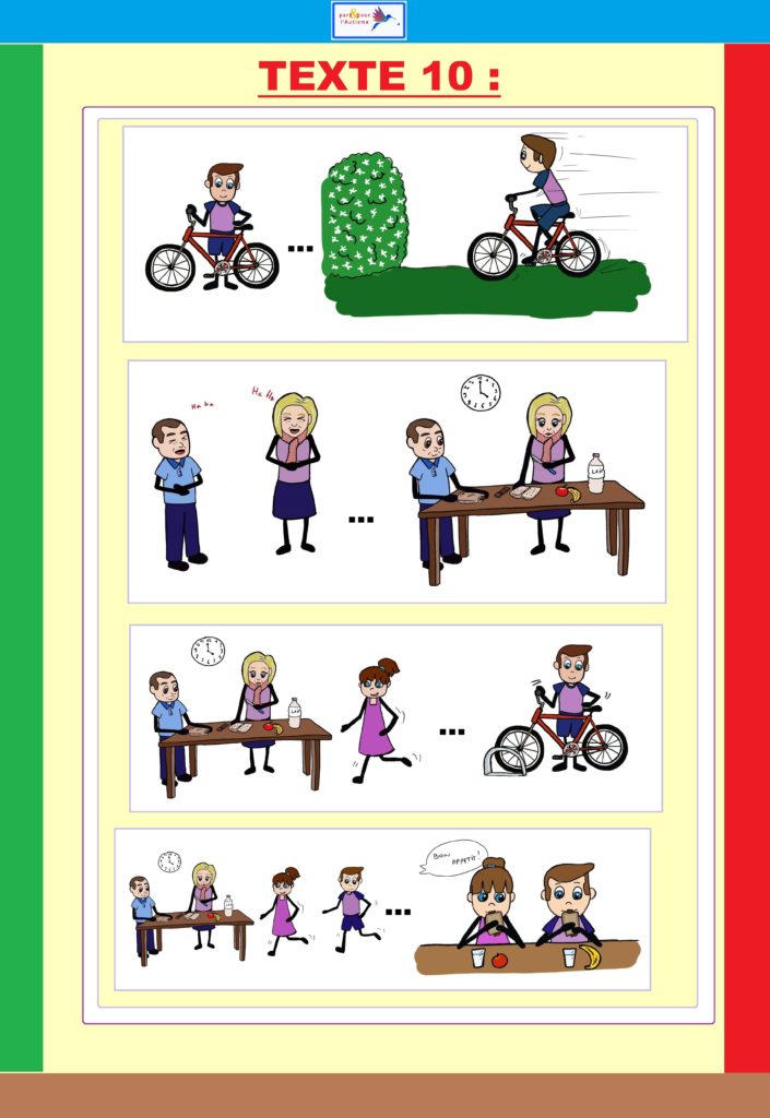 Suite des dessins du Programme Lecture Autisme PPA 