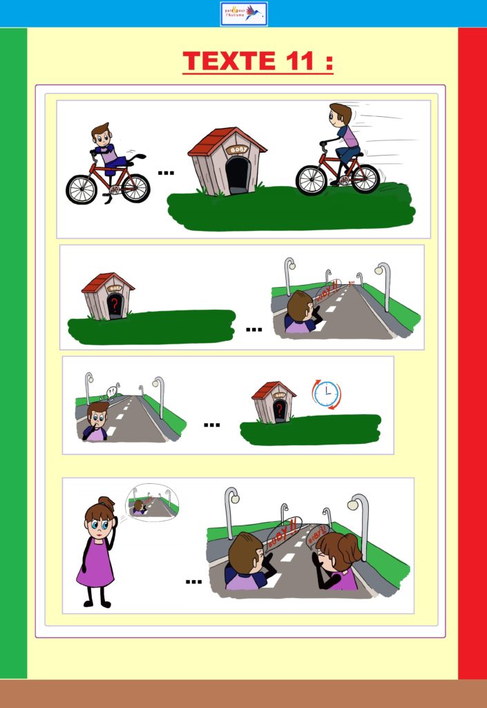 Dessins texte 11 programme lecture autisme : dessins texte 11