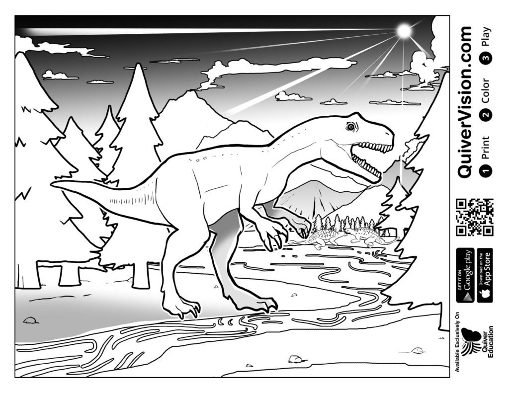 Coloriage 1 coloriage en réalité augmentée