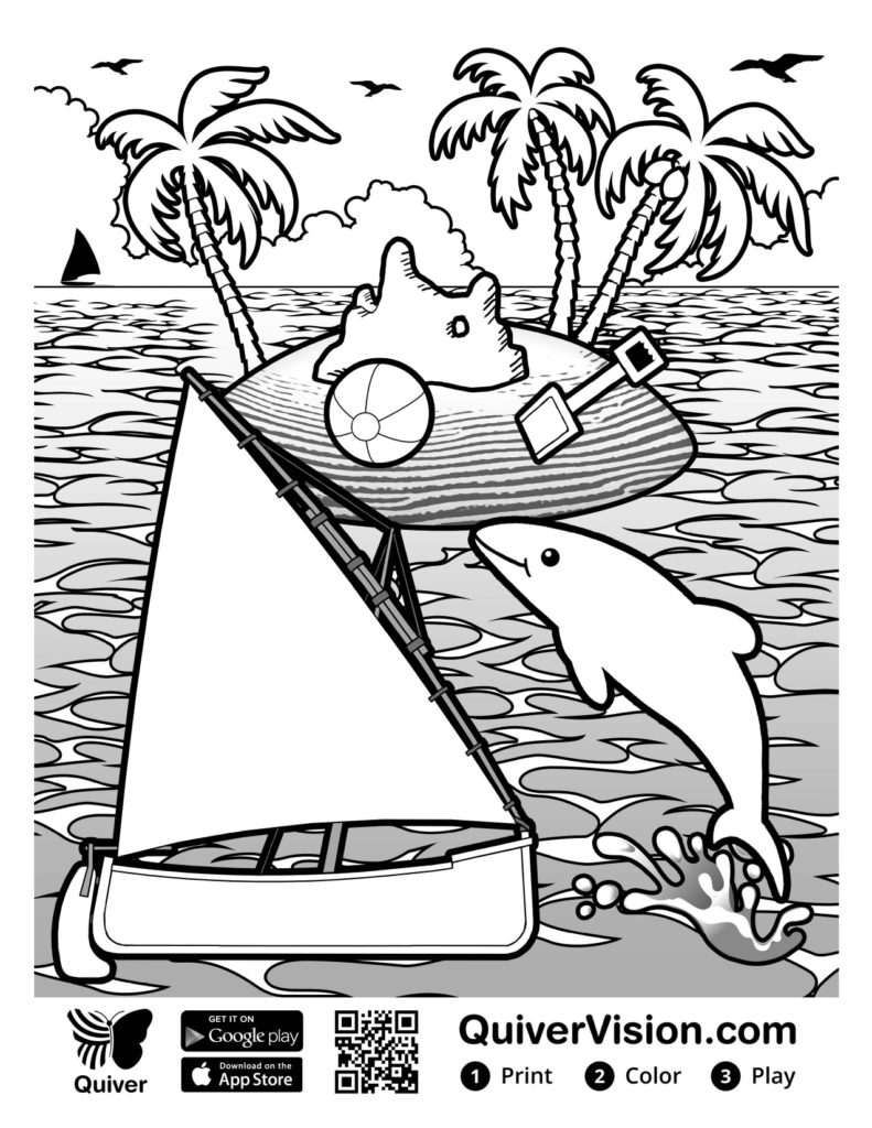 Coloriage coloriage en réalité augmentée