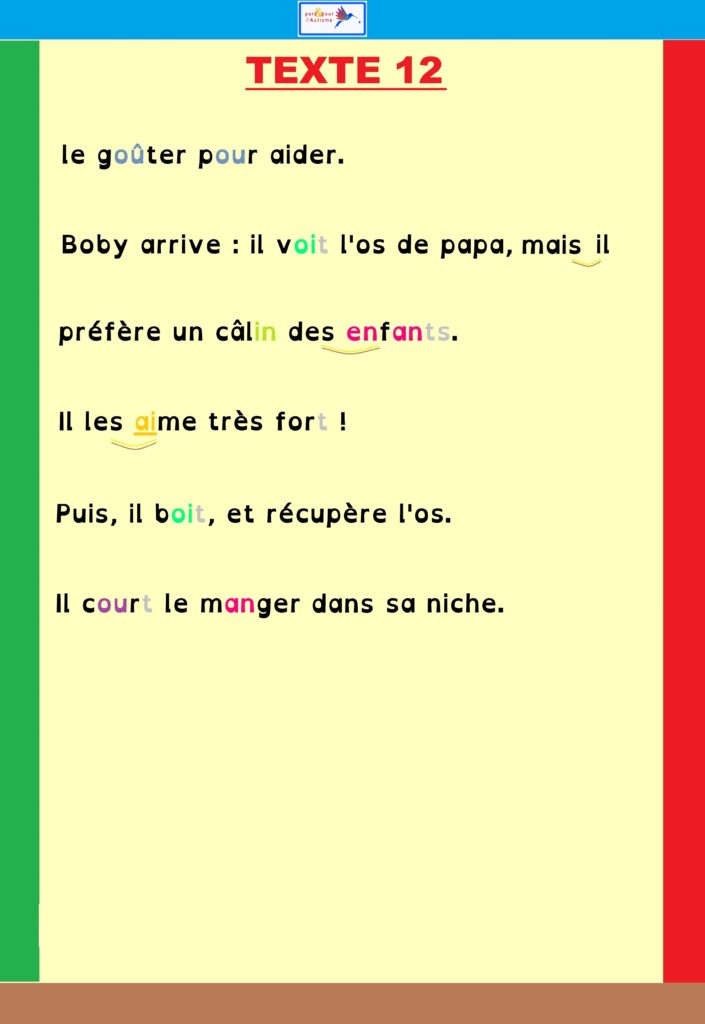 Suite de l'exercice verbes du 1er groupe