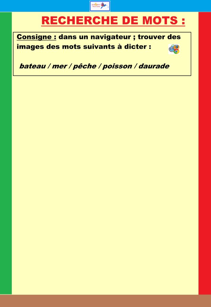 Exercice recherche de mots