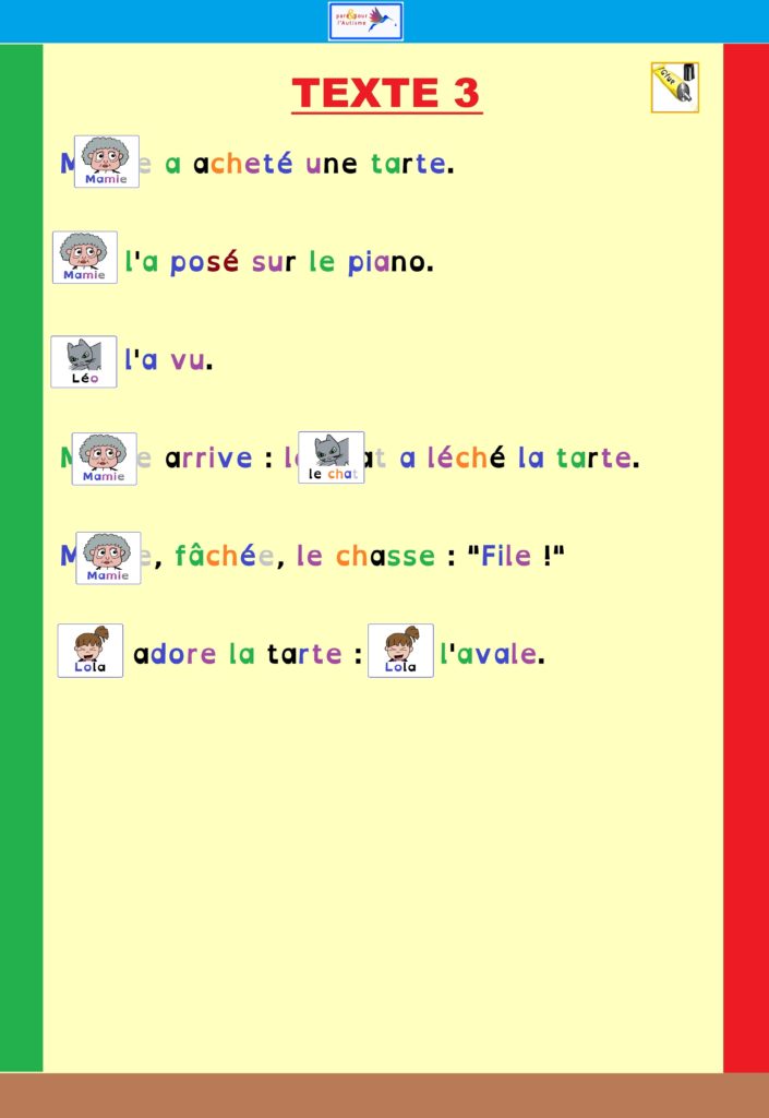 Correction exercice 1 correction de l'exercice étiquettes personnages