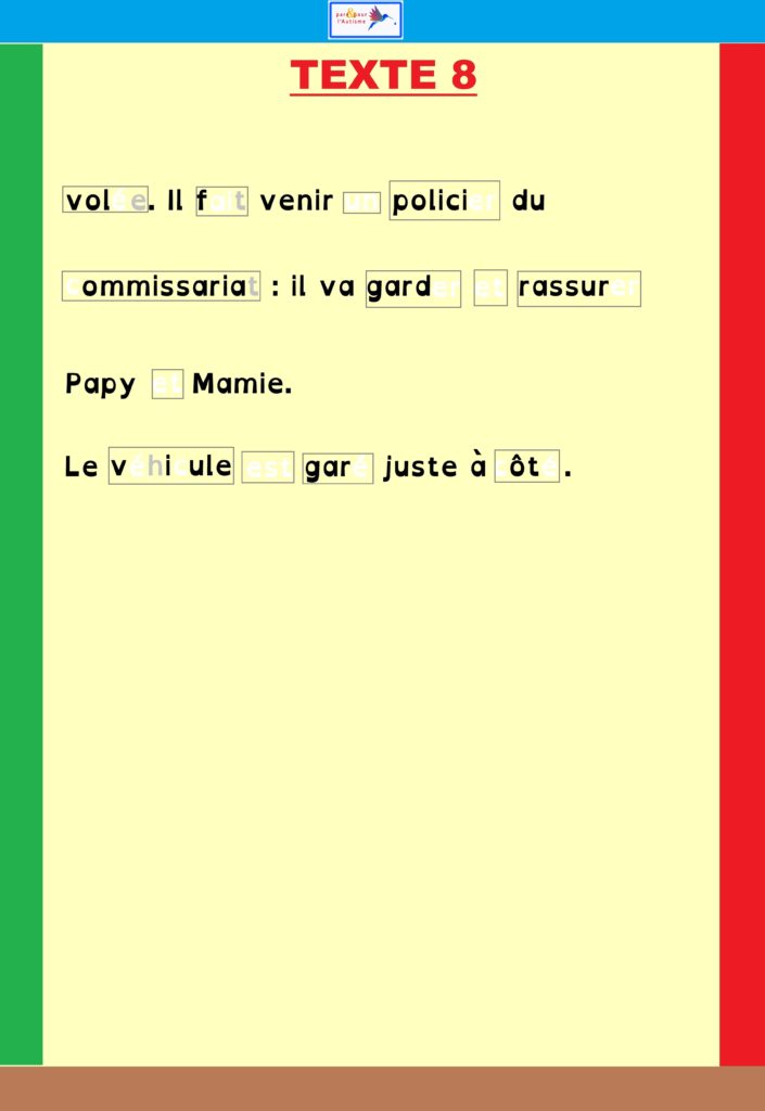 Suite de l'exercice couleur des sons