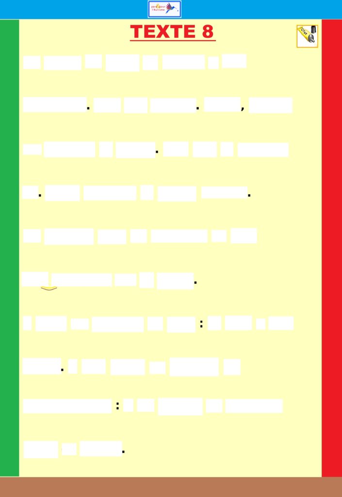 Exercice recomposer un texte
