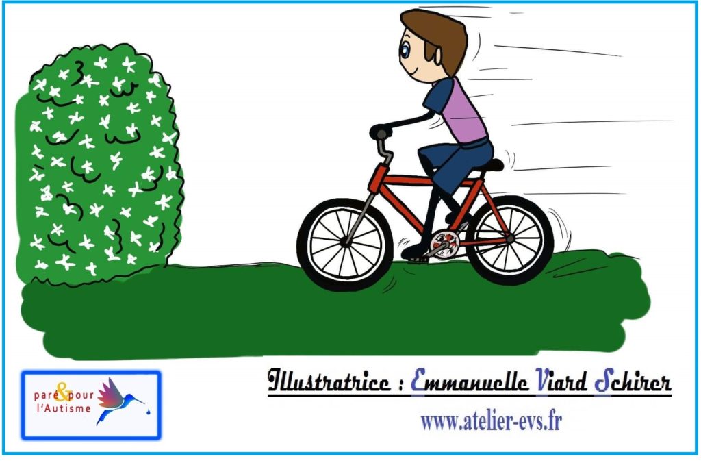 Sami fait du vélo