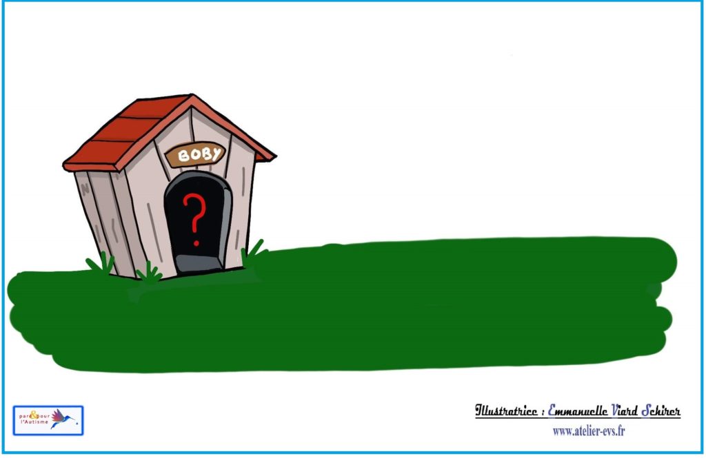 Dessin 3 La niche de Boby est vide