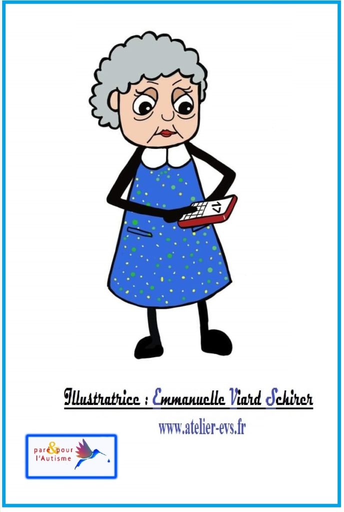 mamie compose le numéro de la police : 17