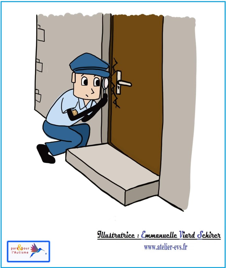 le policier constate l'infraction