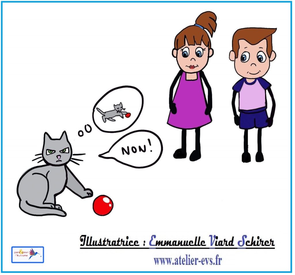 Le chat ne veut pas jouer