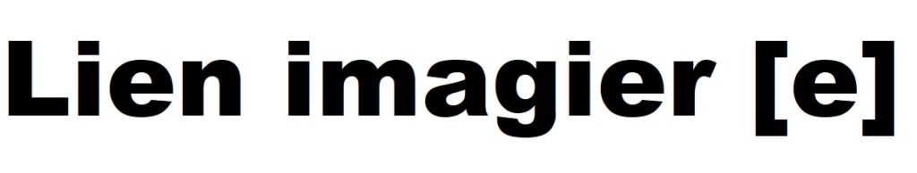 lien vers l'imagier é